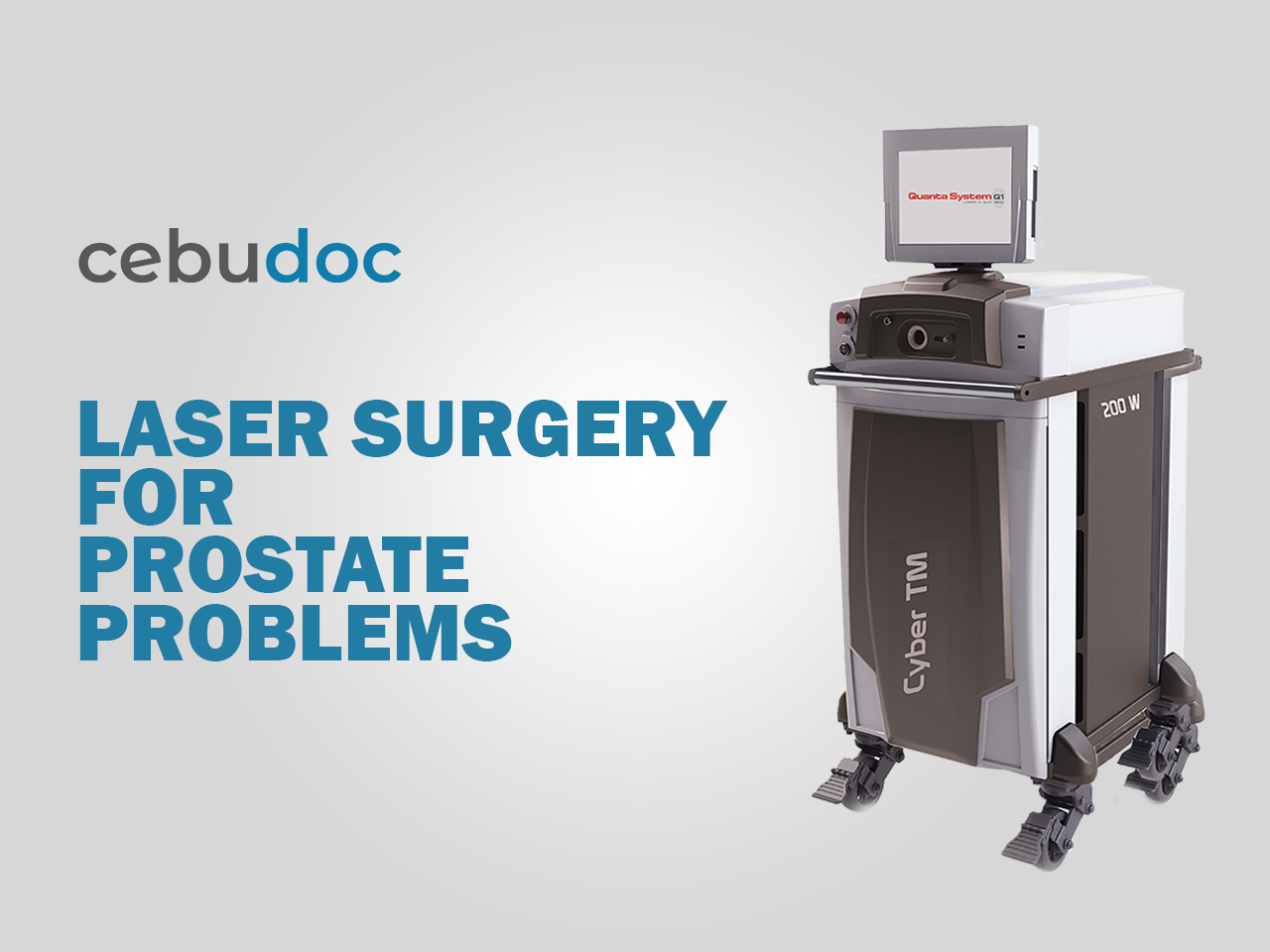 Laser Surgery for Prostate Problems
