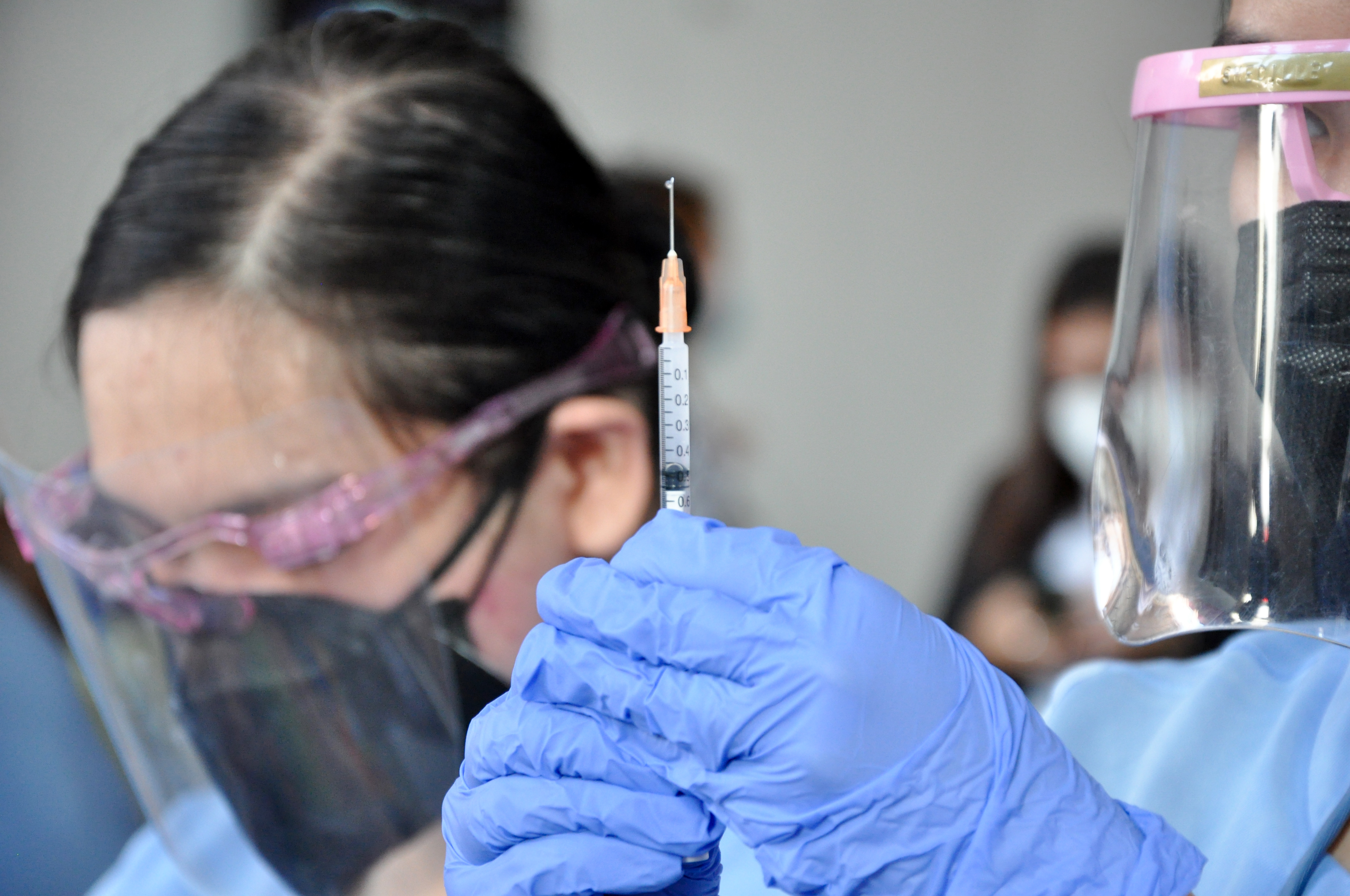 CebuDoc Group Frontliners receive the CoronaVac (Sinovac) vaccine